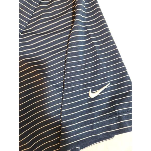 Nike Golf Tour Performance Polo Shirt Mens 2XL XXL Blue Striped Dri-Fit - Picture 5 of 12